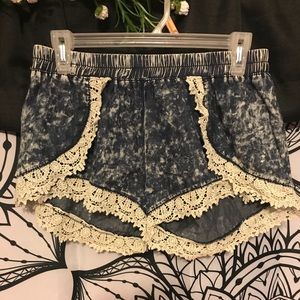 Acid Wash Shorts